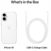 MOBILAIS TĀLRUNIS IPHONE 16/128GB BALTS MYE93 APPLE