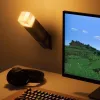 Galda lampa Paladone Torch Light PP9202MCFV3 Minecraft dizaina, ar baterijām darbināma