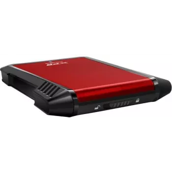 ADATA EX500 HDD/SSD korpuss Melns, Sarkans 2,5 collu