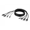 Belkin Secure KVM Combo kabelis - Video- / USB- / Audio-kabelis - TAA-Compliant - USB, Mini-Plug, HDMI (M)