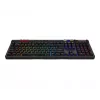 Mehāniskā spēļu tastatūra MSI Strike Pro W Silent US izkārtojums RGB fona apgaismojums, vadu, klusie taustes slēdži