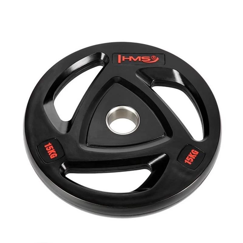 HMS Fitness TOX15 1 gab. Olympic gumijots svara disks