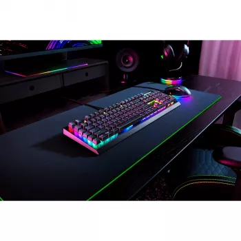 Razer MelnsWidow V4 X tastatūra, spēlēm, USB, QWERTZ, vācu, melna