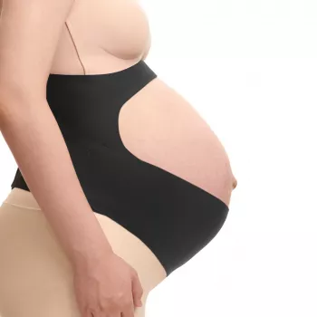 Momcozy grūtniecības josta, melna, L