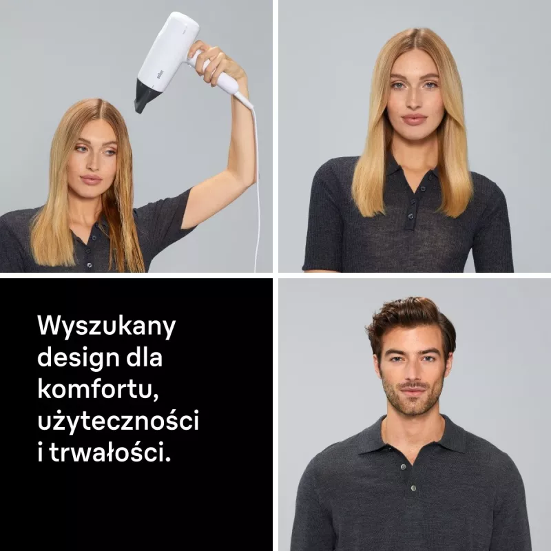 Matu žāvētājs Braun BRHD226E 2200W Jonu Tehnoloģija Viegls