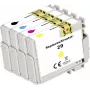 Renkforce tintes kombinētais komplekts aizstāj Epson T2986 (C13T298640) saderīgs melns, ciāna, fuksīna, dzeltens RF-5705460 (RF-5705460)
