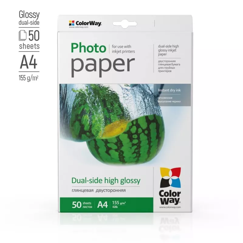 Fotopapīrs ColorWay PGD155050A4 155 g/m² A4 50 loksnes
