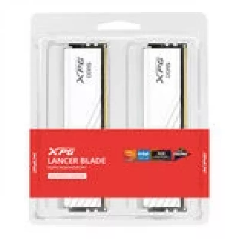 Galddatora DDR5 RAM ADATA XPG Lancer Blade 48GB (2x24GB) 6000 MT/s CL36 RGB balta