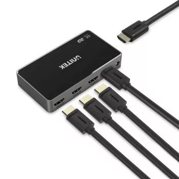 UNITEK V1109A HDMI video sadalītājs 4x HDMI 4K 1.4b