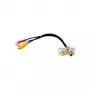 savienotāju adapteris Kindermann 7444000530 3x RCA sudrabains
