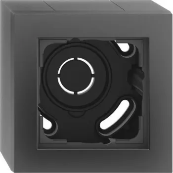 Gira AP-Enclosure 1f Frame Melns m 106109 (106109)