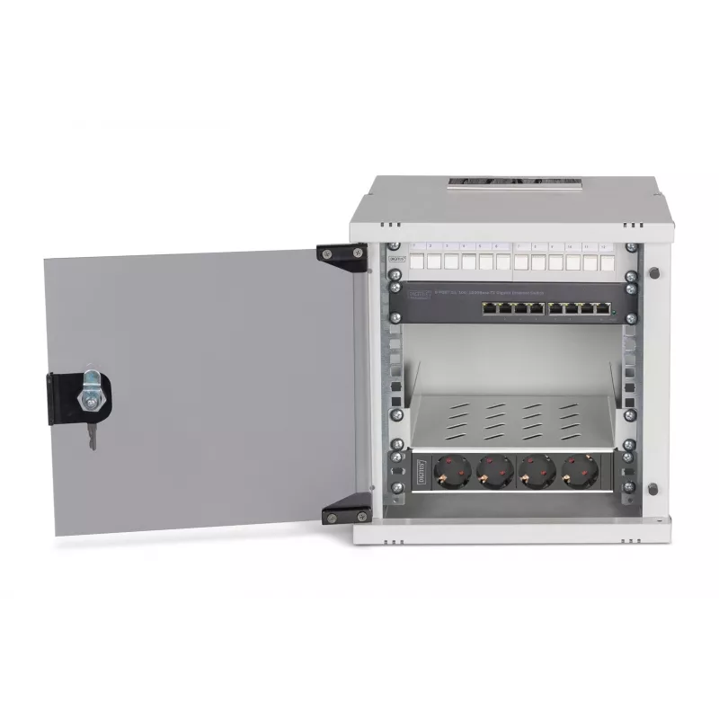 Digitus SOHO Pro tīkla komplekts, 254 mm (10 inch) - 6U, 315 x 300 mm (P x D)