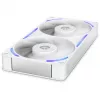 Datora korpusa ventilators NZXT F240X 120 mm balts, 1 gab., 240×120×30 mm
