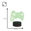 Galda lampa MANTA SNL57RGB RGB 3D gaismas dekorācija, RGB LED, dekoratīvs 3D efekts