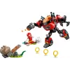 LEGO konstruktora komplekts Sonic the Hedgehog 77005 Knuckles vs Dr Eggman Egg Crusher Mech, 350 gab., vecums 8+