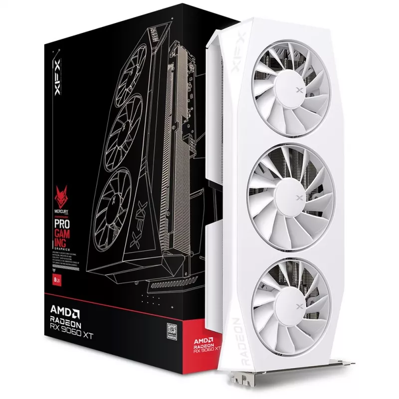 XFX Mercury Radeon RX 9060 XT OC Gaming Edition 16GB GDDR6 grafikas karte