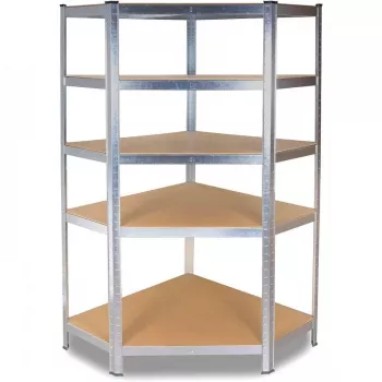 Dārza instrumentu uzglabāšanas plaukts Top e shop Rack GC9030 — Cinkots tērauds un MDF, 900x300x1800 mm, brīvi stāvošs/pie sienas stiprināms, 875 kg ietilpība