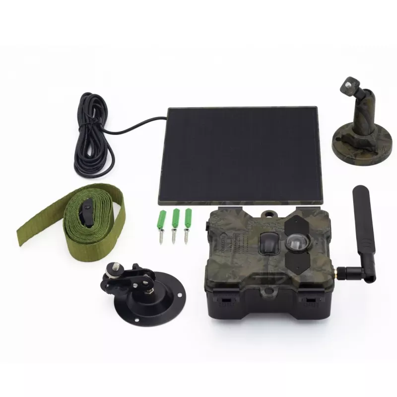 Technaxx 4G Wildcam TX-189 āra kamera 4MP CMOS saules panelis