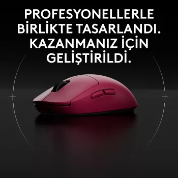 Logitech G PRO 2 - pele - spēlēm - piemērota labrocīgiem un kreilīgiem - optiska - 8 pogas - bezvadu, vadu - 2,4 GHz, USB - USB Logitech LIGHTSPEED uztvērējs - rozā (910-007310)