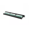 Patch panel LANBERG PPU5-1048-B 1U, 48 porti Cat5e, melns, 445×102×44,5 mm