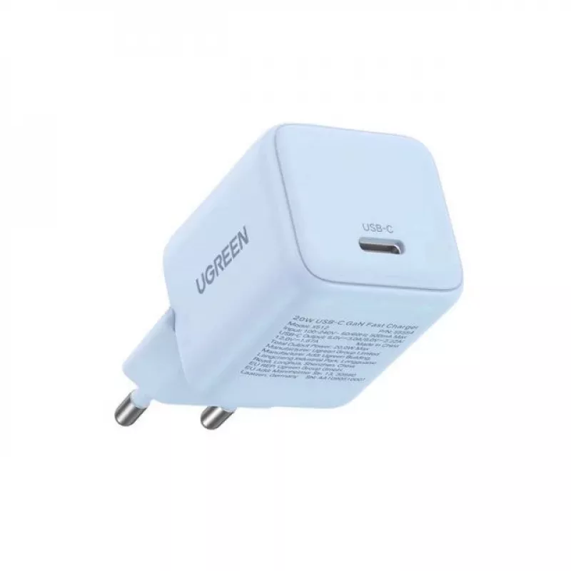 UGREEN X512 20W GAN 1X USB-C STRĀVAS ADAPTERIS - zils