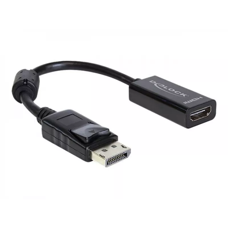 Video kabeļa adapteris DeLOCK 61849 0,125 m DisplayPort uz HDMI
