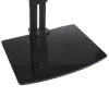 TV sienas stiprinājums MACLEAN MC-451 ar plauktu un slīpuma regulēšanu, VESA 75x75–200x200 mm, līdz 20 kg, 15 collu–42 collu ekrāniem