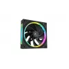 DeepCool FL12R 120mm ARGB korpusa ventilatori, 3 iepakojumā, melni