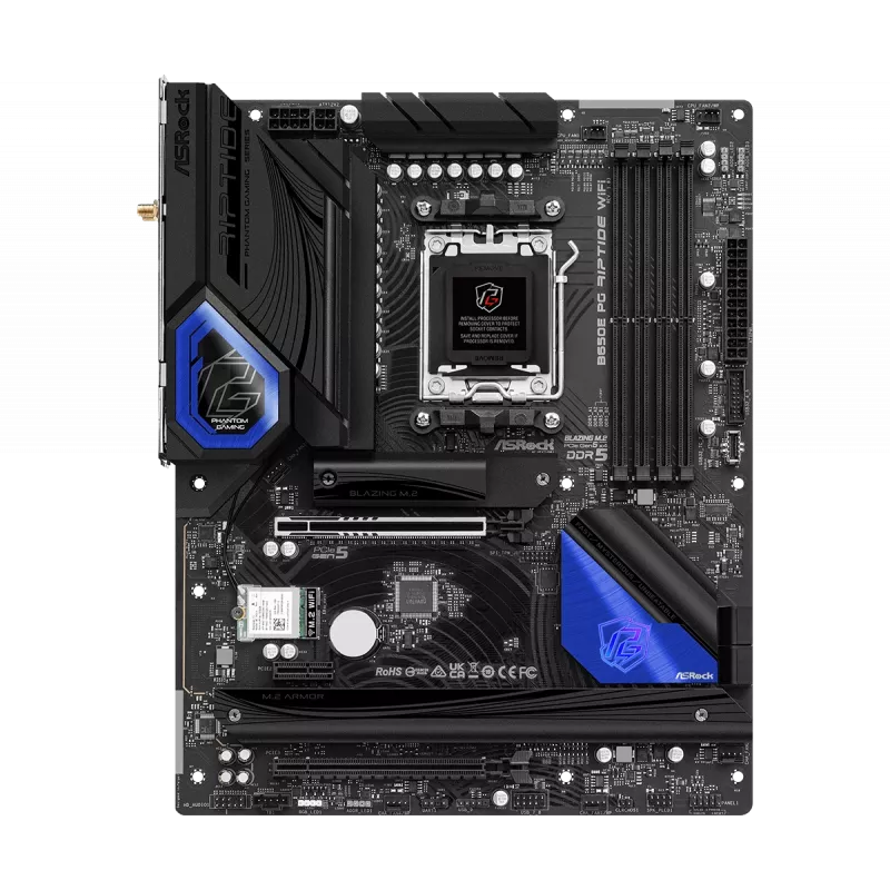 ASRock B650E PG Riptide WiFi ATX AM5 mātesplate