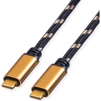 ROLINE GOLD USB4 Gen3x2 40Gbit/s kabelis C-C ST/ST 100W 2m - Kabelis - Digitālais/Dati (11.02.9039)