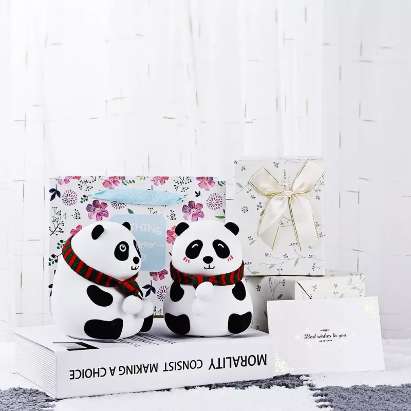 Galda lampa Tellur Panda TLL441181 LED pārnēsājama ar baterijām darbināma naktslampiņa