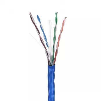LANBERG tīkla kabelis U/UTP Cat6 LCU6-10CC-0305-B 305 m, CCA vads, 23 AWG, zils