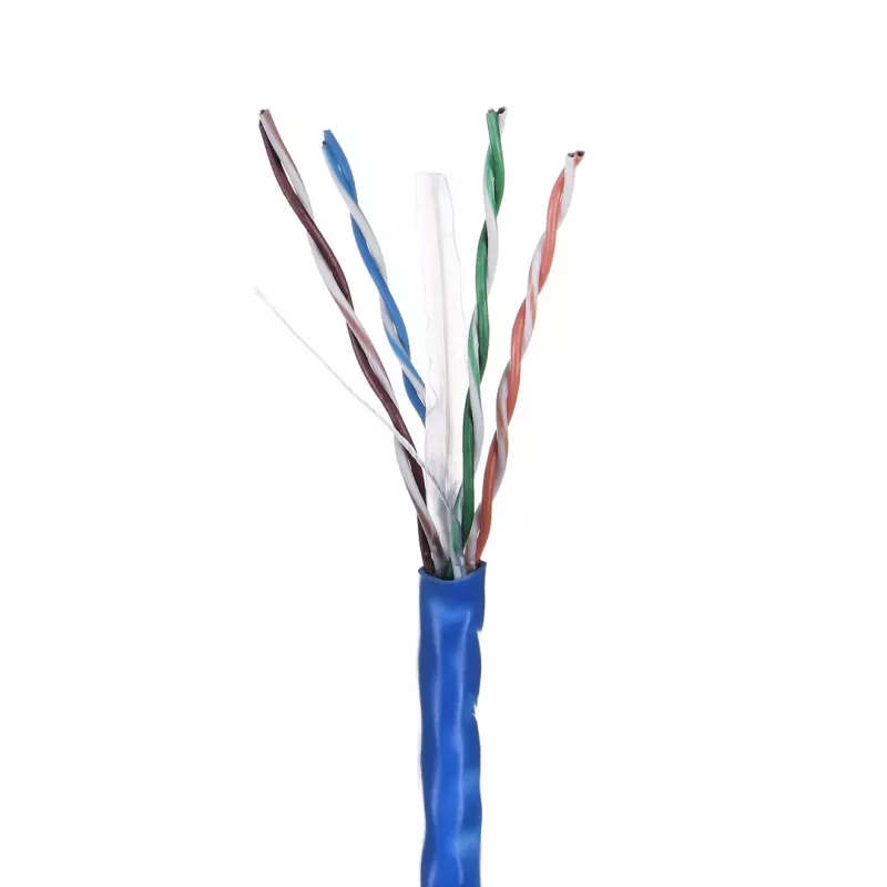 LANBERG tīkla kabelis U/UTP Cat6 LCU6-10CC-0305-B 305 m, CCA vads, 23 AWG, zils