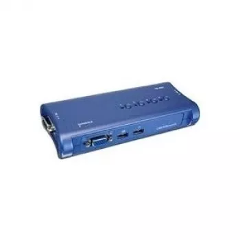 TRENDnet TK 407K - KVM pārslēgs - USB - 4 x KVM porti - 1 vietējais lietotājs - galddatoram (TK-407K)
