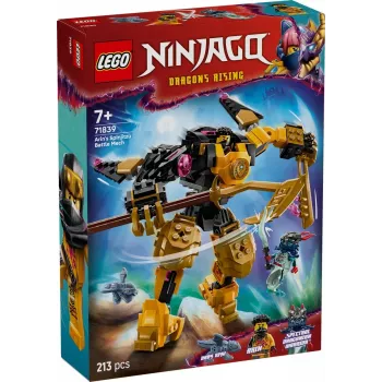 LEGO konstruktors NINJAGO 71839 Arina Spinjitzu kaujas mehs, 213 detaļas, 2 minifigūras, augstums 160 mm