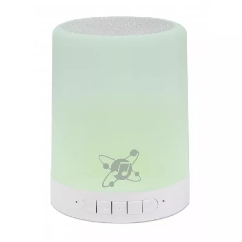 Manhattan Sound Science Bluetooth skaļrunis, atskaņošanas laiks 5 stundas, diapazons 10 m, microSD karšu lasītājs (32 GB), Aux 3,5 mm savienotājs, izejas jauda 3 W, USB-A uzlādes kabelis iekļauts, 1200 mAh baterija, Bluetooth v5, iebūvēts pakaramais, balts, 3 gadu garantija
