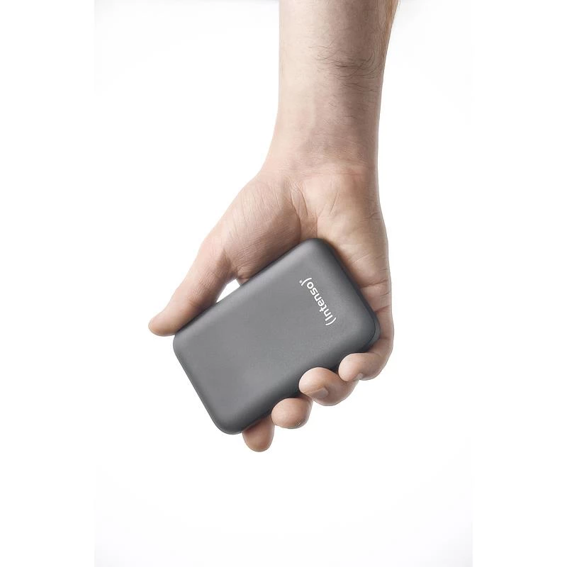 Ārējais akumulators USB 10000MAH/pelēka S10000 7333034 Intenso