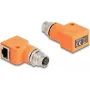 DeLOCK 60668 savienotāju adapteris M12 RJ45 oranžs ar zelta pārklājumu