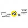 Kabelis ROLINE 11445780 1 m DisplayPort uz HDMI melns