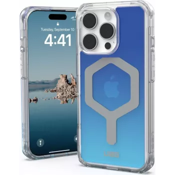 UAG Urban Armor Gear Plyo MagSafe futlāris | Apple iPhone 16 Pro | Zils/caurspīdīgs/Ombre | 114480115E5E (114480115E5E)