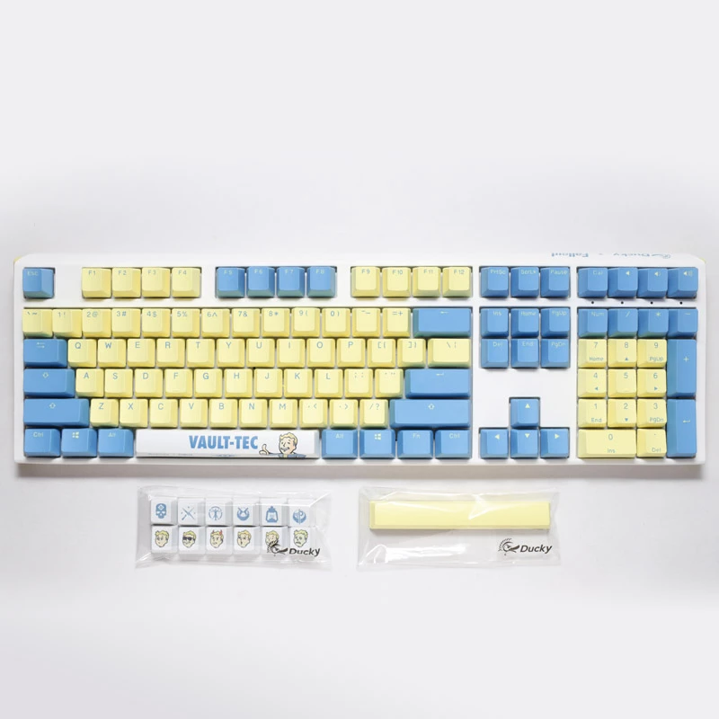 Ducky x Fallout Vault-Tec Limited Edition One 3 Gaming tastatūra + pelepad - MX-Sarkans (US)