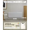 Mill Invisible Smart WiFi sildītājs | PA2000WIFI4 | Panelu sildītājs | 2000 W | Piemērots telpām līdz 24-28 m² | Balts | IPX4