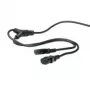 VALUE strāvas kabelis - IEC 60320 C13 uz CEE 7/7 (M)