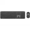 Logitech Signature plāns Combo MK950 - tastatūra-and-pele-Set - Bezvadu - Bluetooth 5,1 LE - QWERTY - Nordic - Graphite (920-012488)