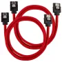 SATA kabelis Corsair CC-8900254 0.6 m melns sarkans