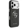 GUESS | Hardcase 4G | Aizmugurējais vāciņš | iPhone 17 Pro Max | Apple | Ekoloģiskā āda/PC/Plastmasa/TPU | Melns