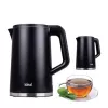 IDEAL tējkanna 1,7 l, tērauda korpuss, jauda 1500 W, melna