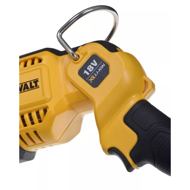 Piekarināms darba lukturis DeWalt DCL043-XJ, LED 1000 lm, 3 spuldzes, 90° staru kūlis, dzeltens/melns