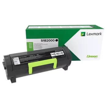 Toneris Lexmark 51B2000 3000 lapas Melns