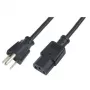 Strāvas kabelis LogiLink NEMA5-15P - IEC 60320-1 C13 1.8 m